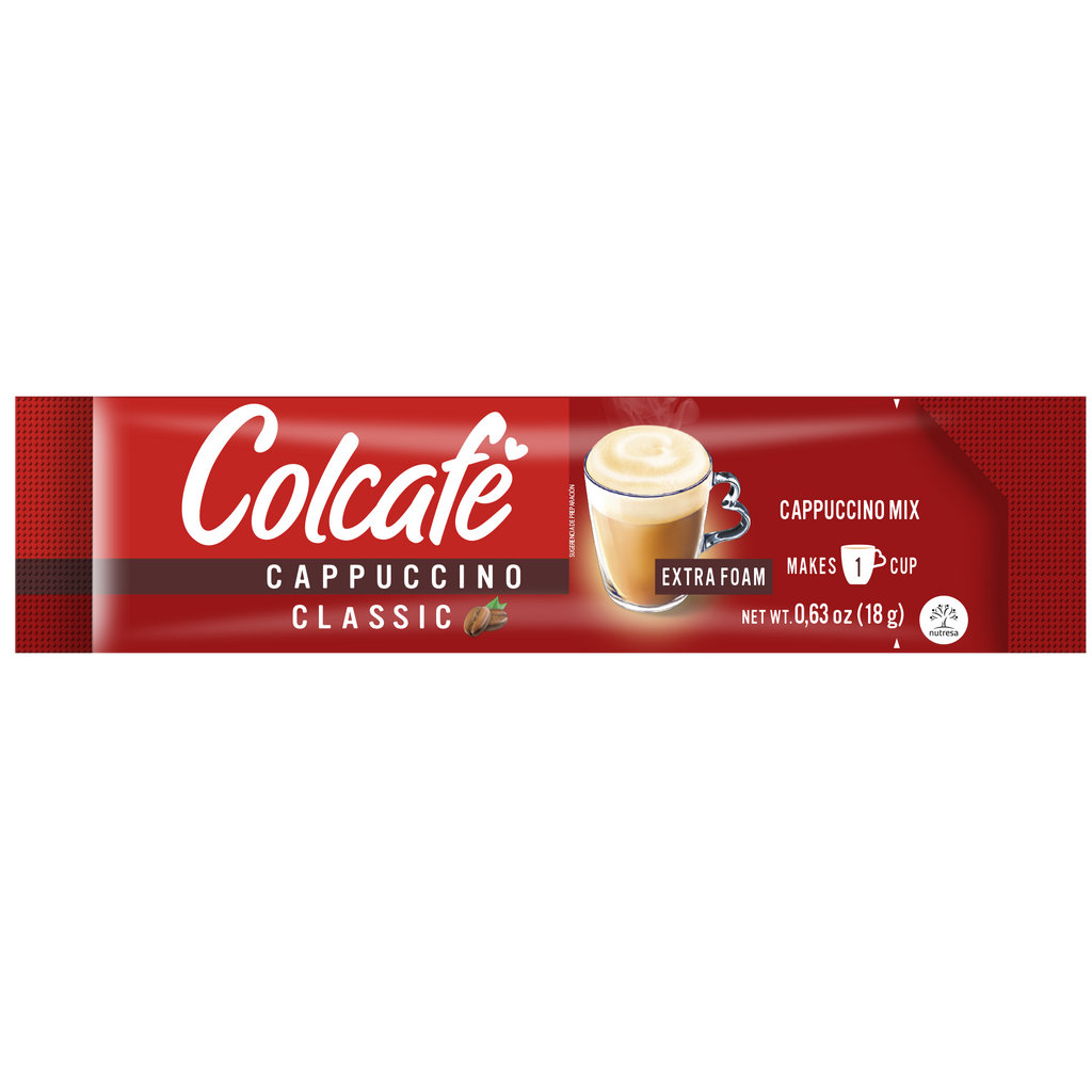 Colcafe Cappuccino Classic Box, 6 Count, 3.8 oz