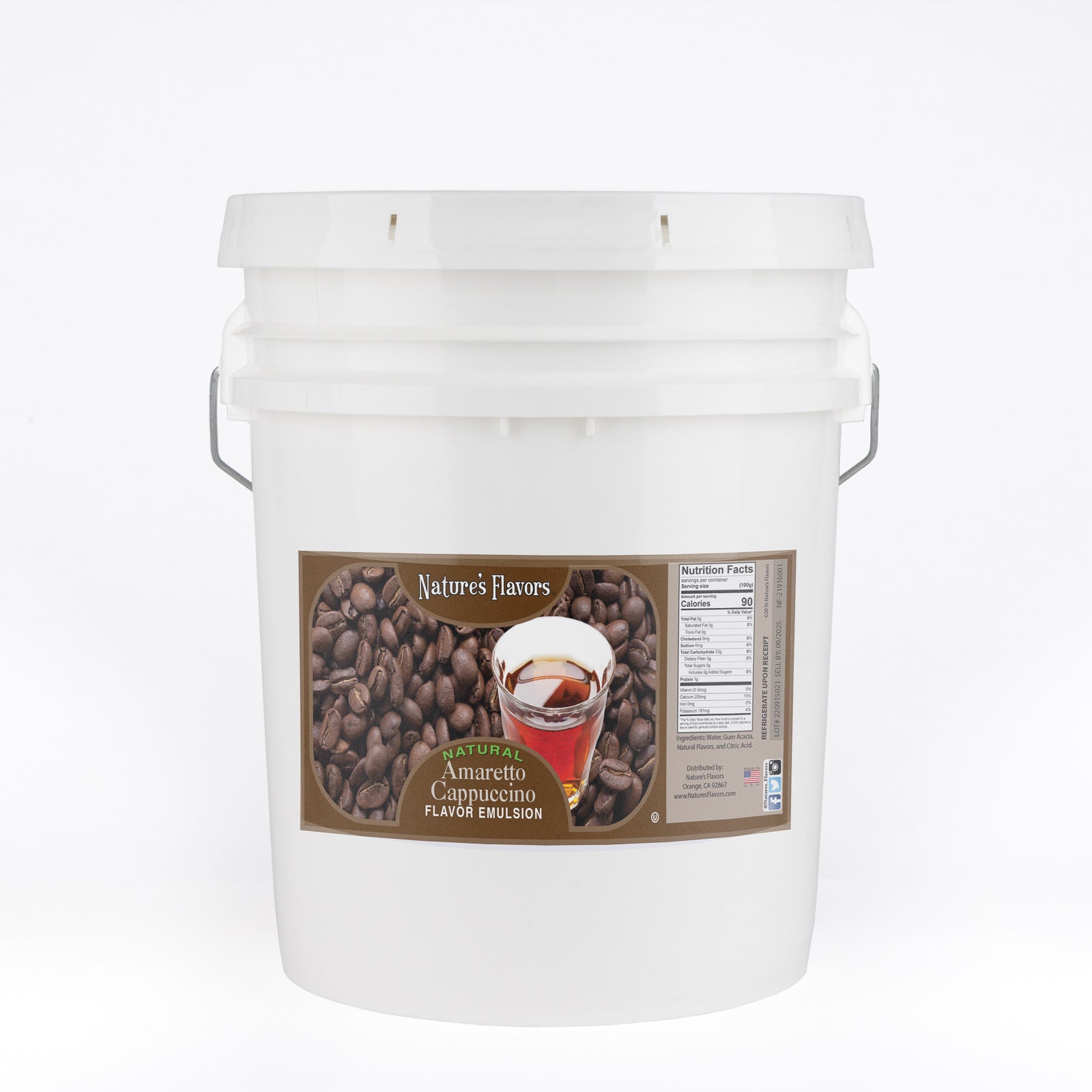 Amaretto Cappuccino Flavor Emulsion for High Heat Applications