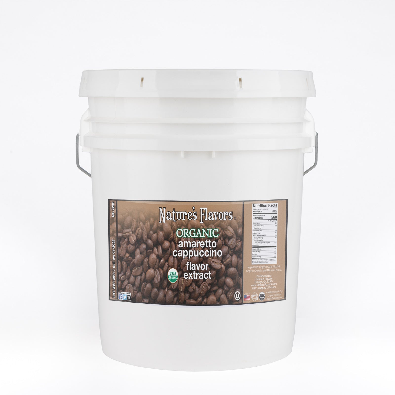 Amaretto Cappuccino Flavor Extract, Organic