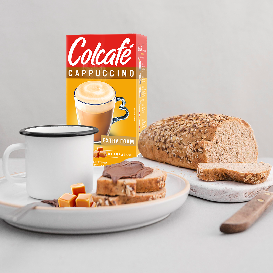 Colcafe Cappuccino Caramel Box, 6 Count, 3.8 oz