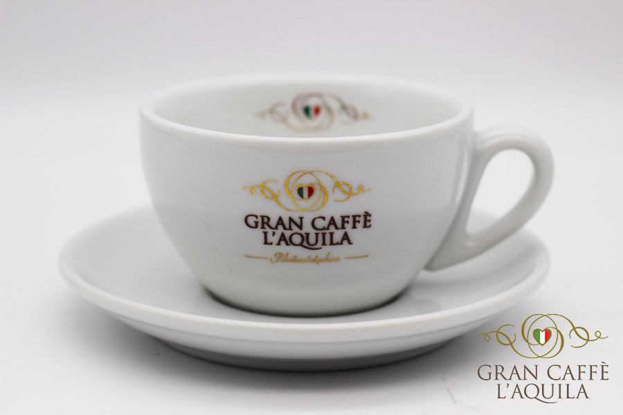 CAPPUCCINO CUP - GRAN CAFFE L'AQUILA LOGO