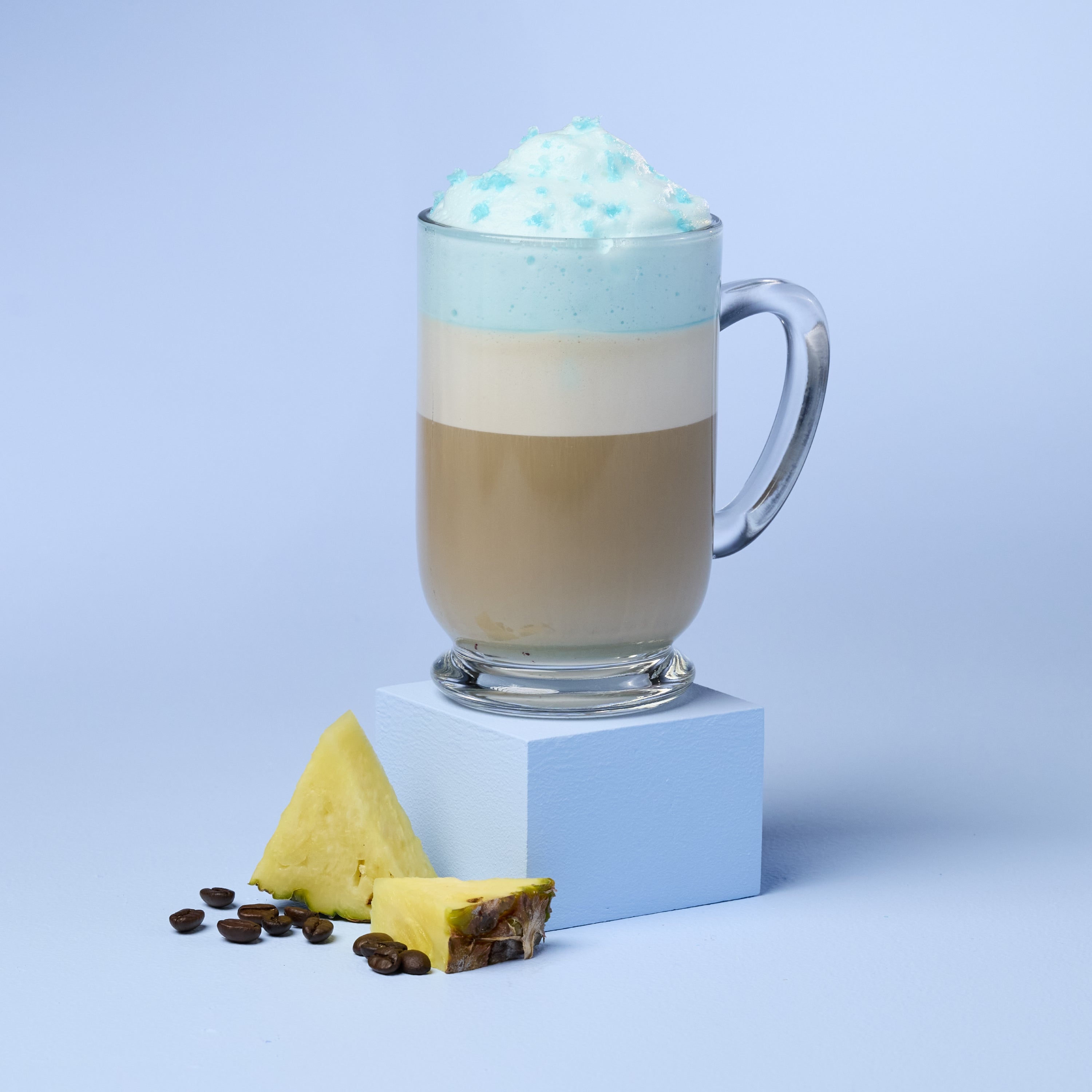The Blue Hawaiian Cappuccino