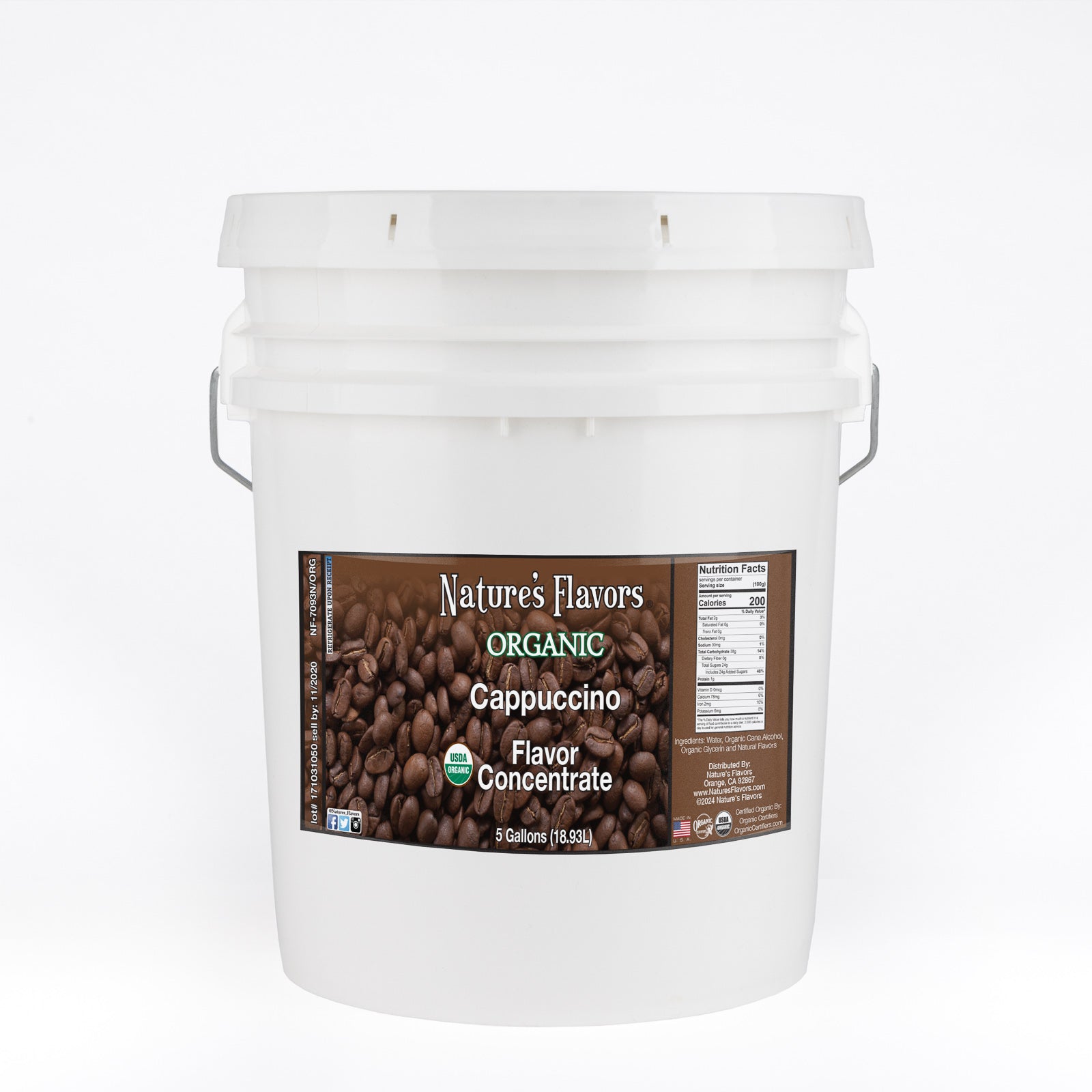 Cappuccino Flavor Concentrate, Organic