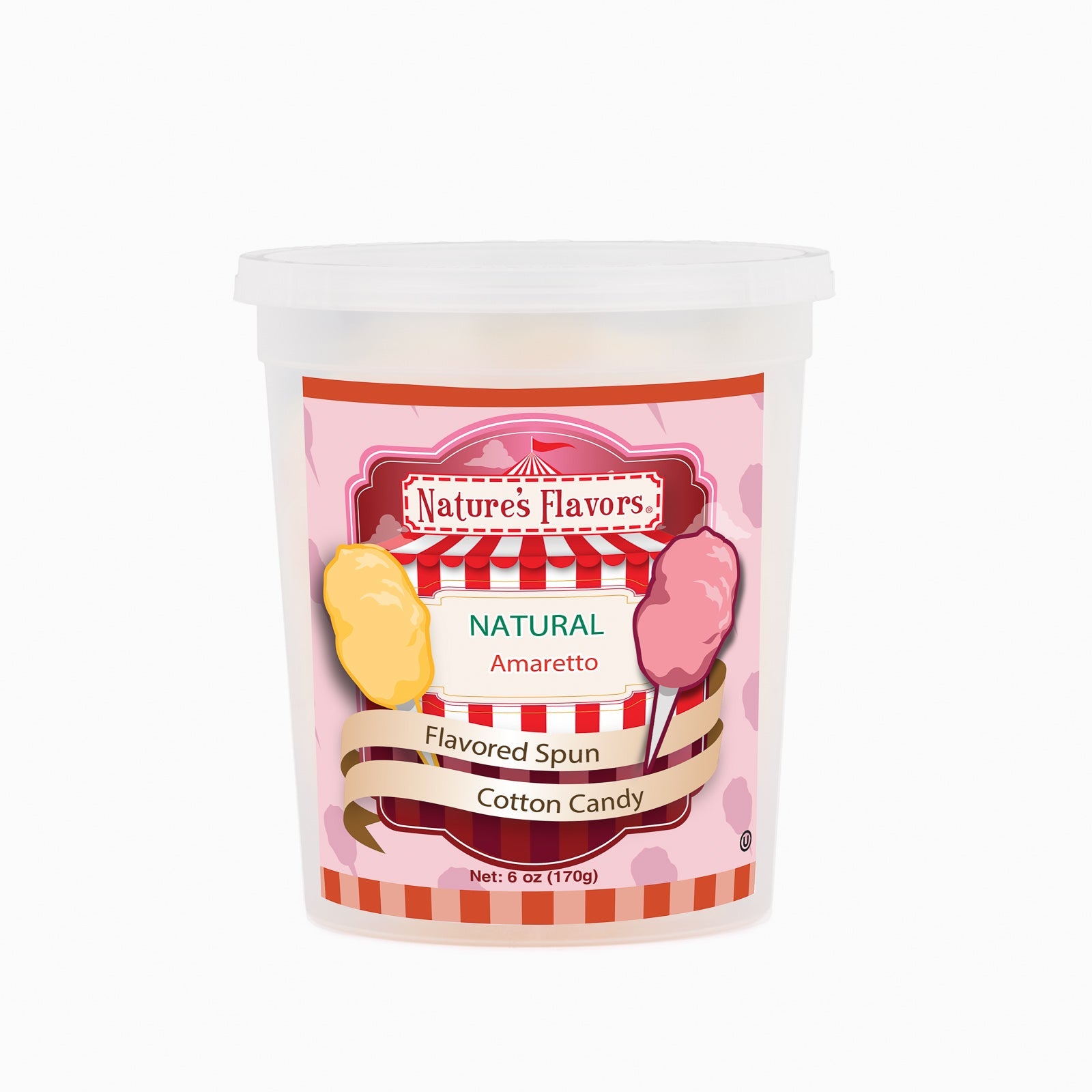 Cappuccino Amaretto Cotton Candy (Ready to Eat)